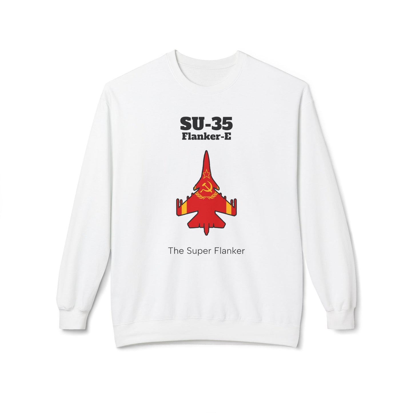 SU-35 Flanker-E Sweatshirt front print