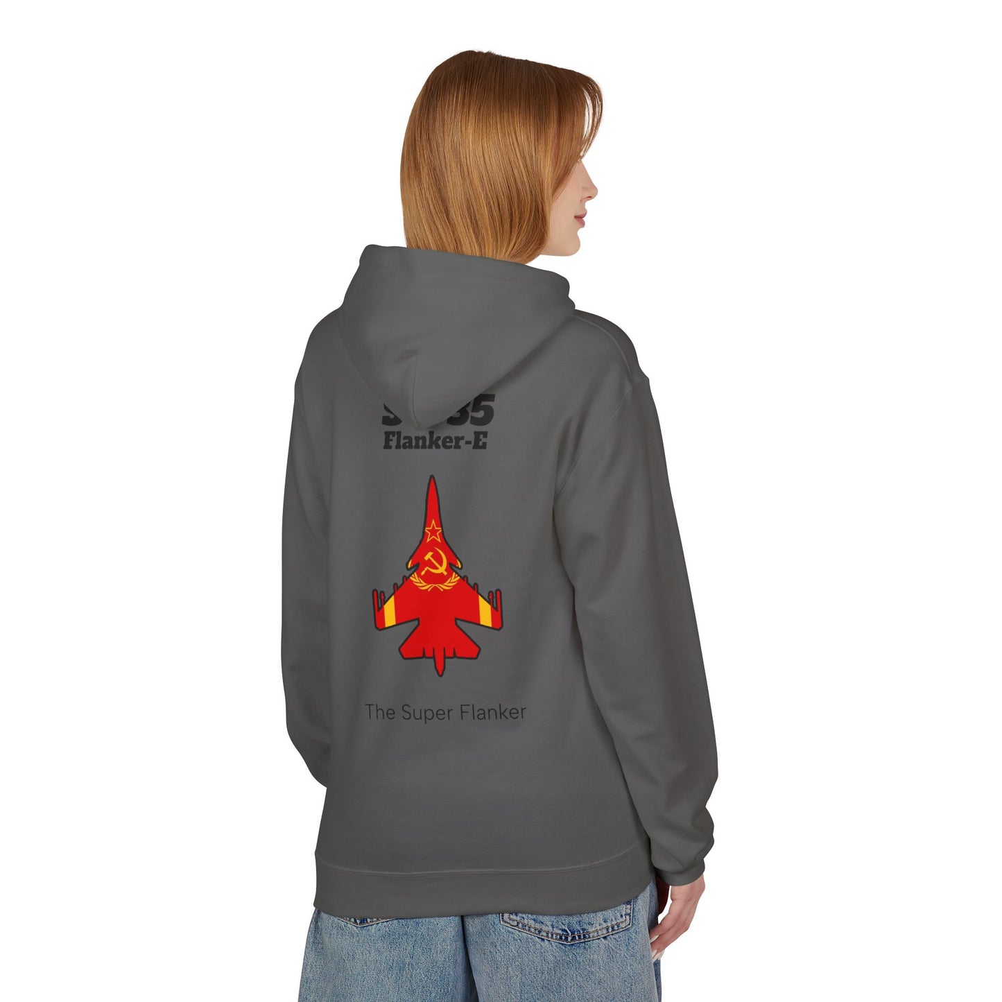 Soviet Fighter Jet Hoodie - Cozy Fleece Sweatshirt with Aviation Design, Great for Aviation Lovers, Gift for Pilots, Casual Wear, [...]