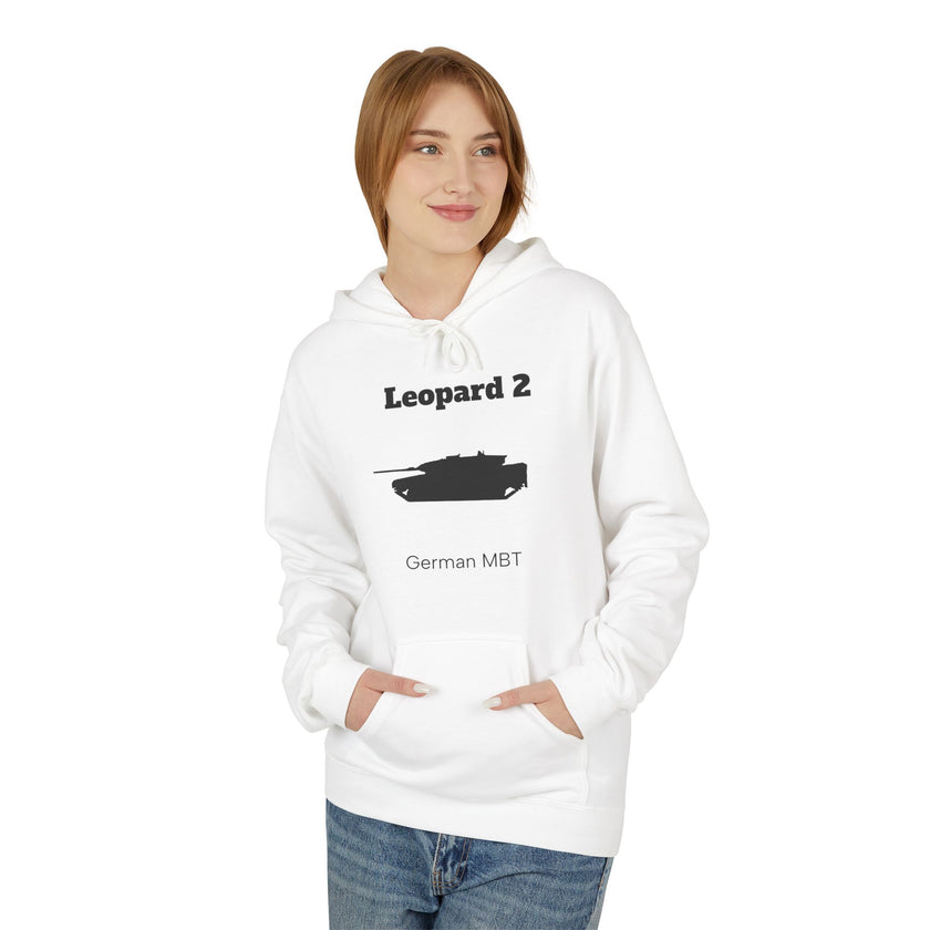 Leopard 2 Tank Hoodie - Front Print