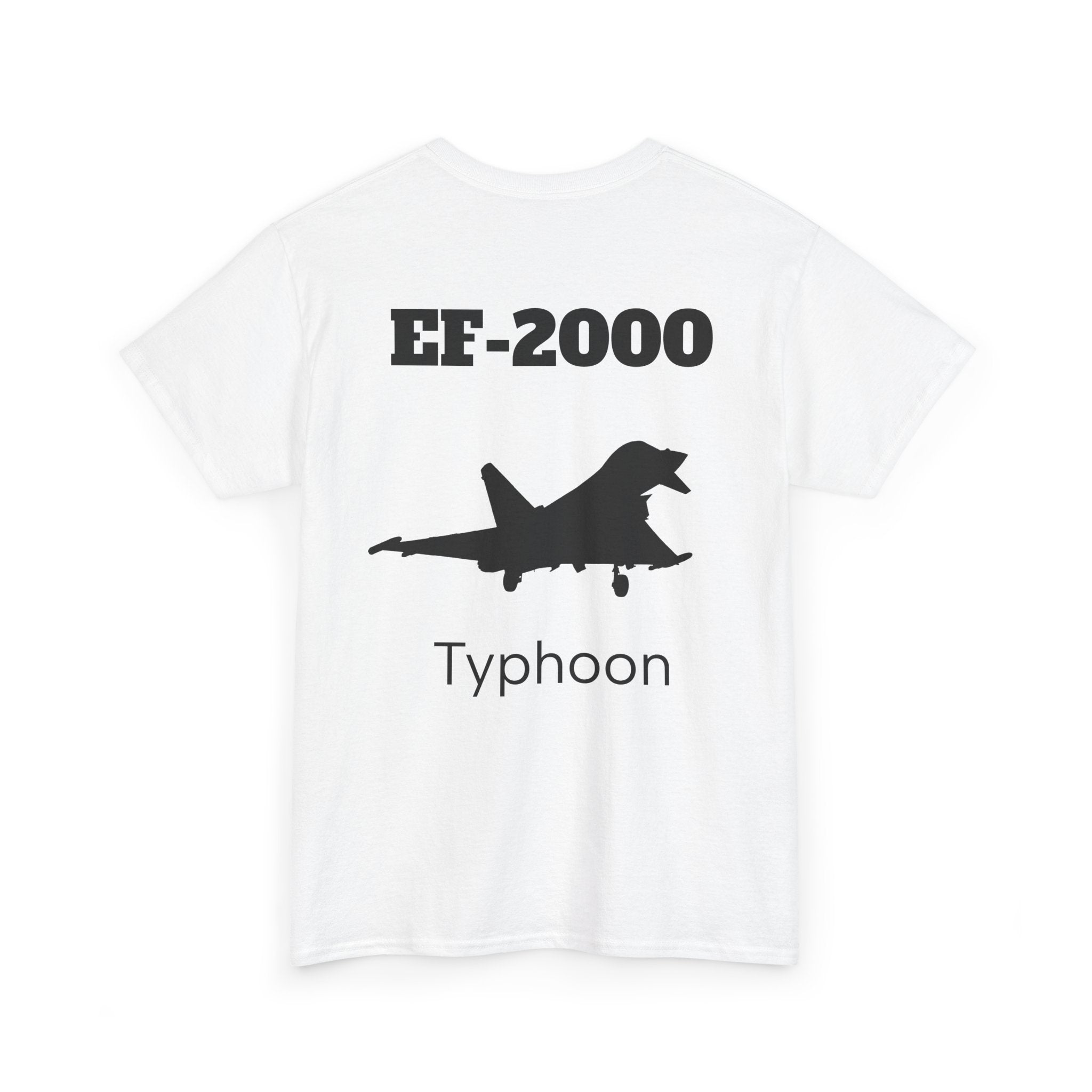 EF-2000 Typhoon Unisex Heavy Cotton Tee - Aviation Enthusiast Shirt