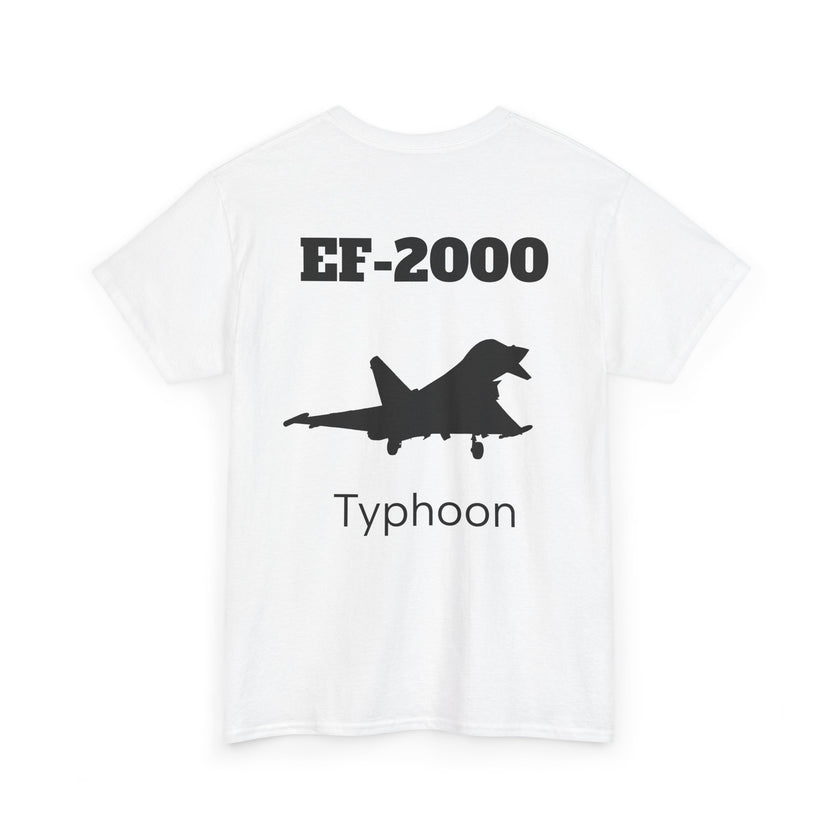 EF-2000 Typhoon Unisex Heavy Cotton Tee - Aviation Enthusiast Shirt