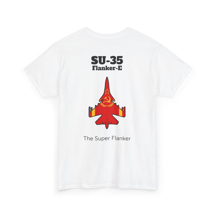 SU-35 Flanker-E T-Shirt back print