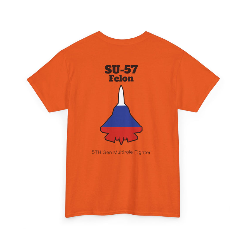 SU-57 Felon T-Shirt backprint
