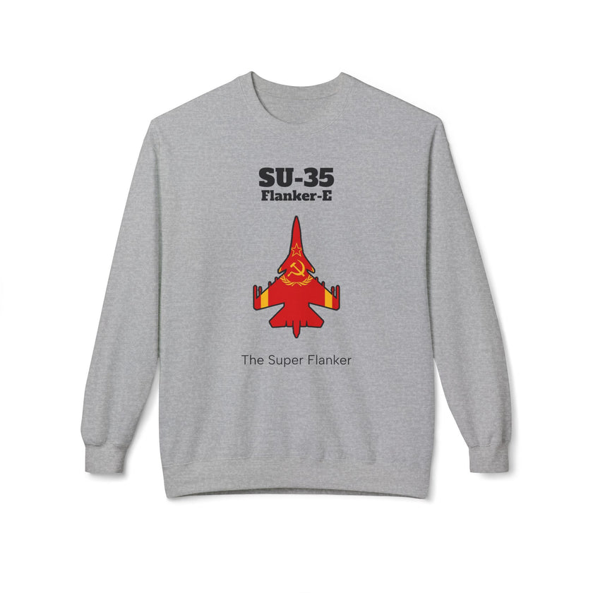SU-35 Flanker-E Sweatshirt front print
