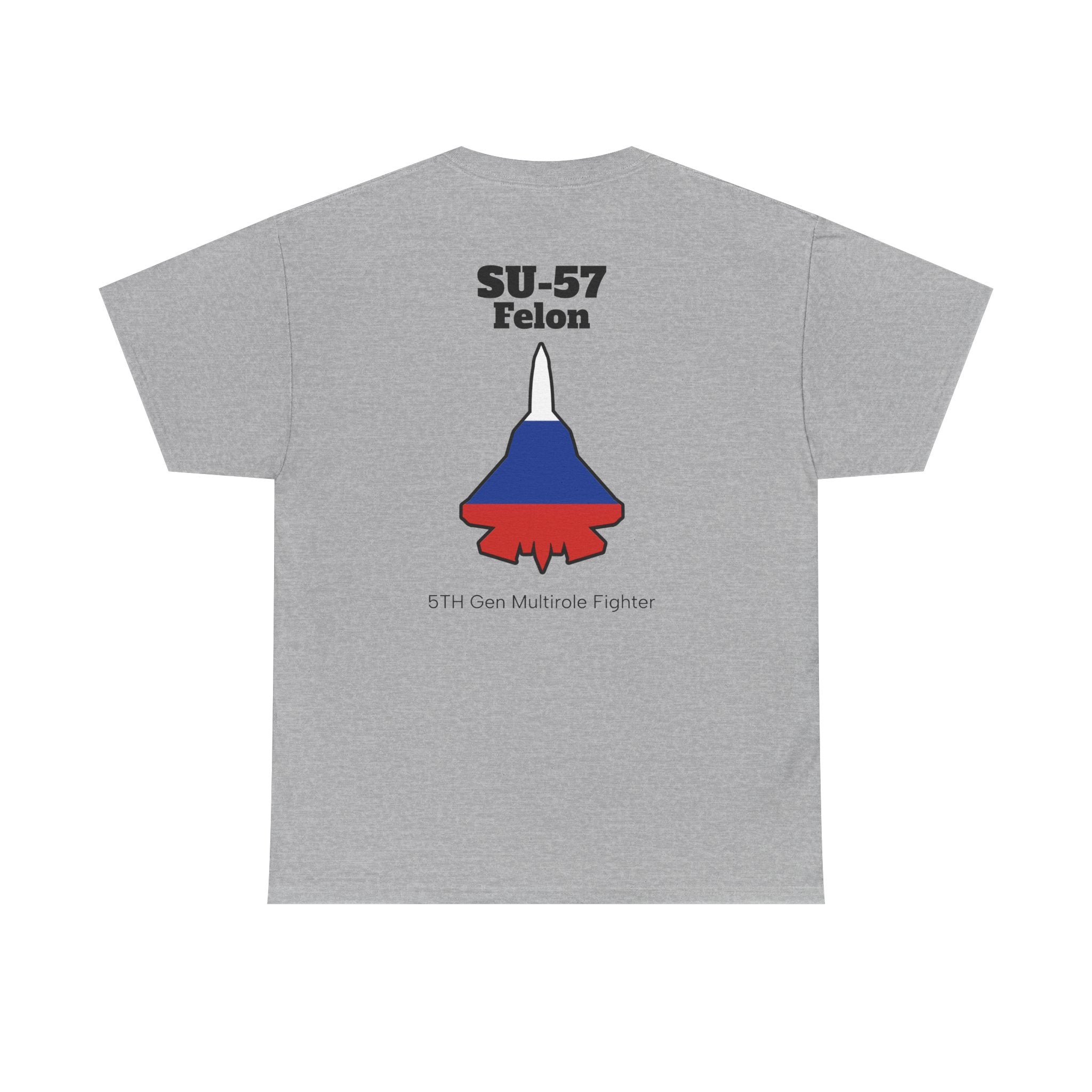 SU-57 Felon T-Shirt backprint