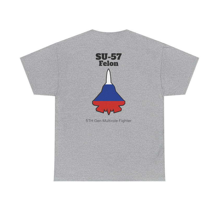 SU-57 Felon T-Shirt backprint