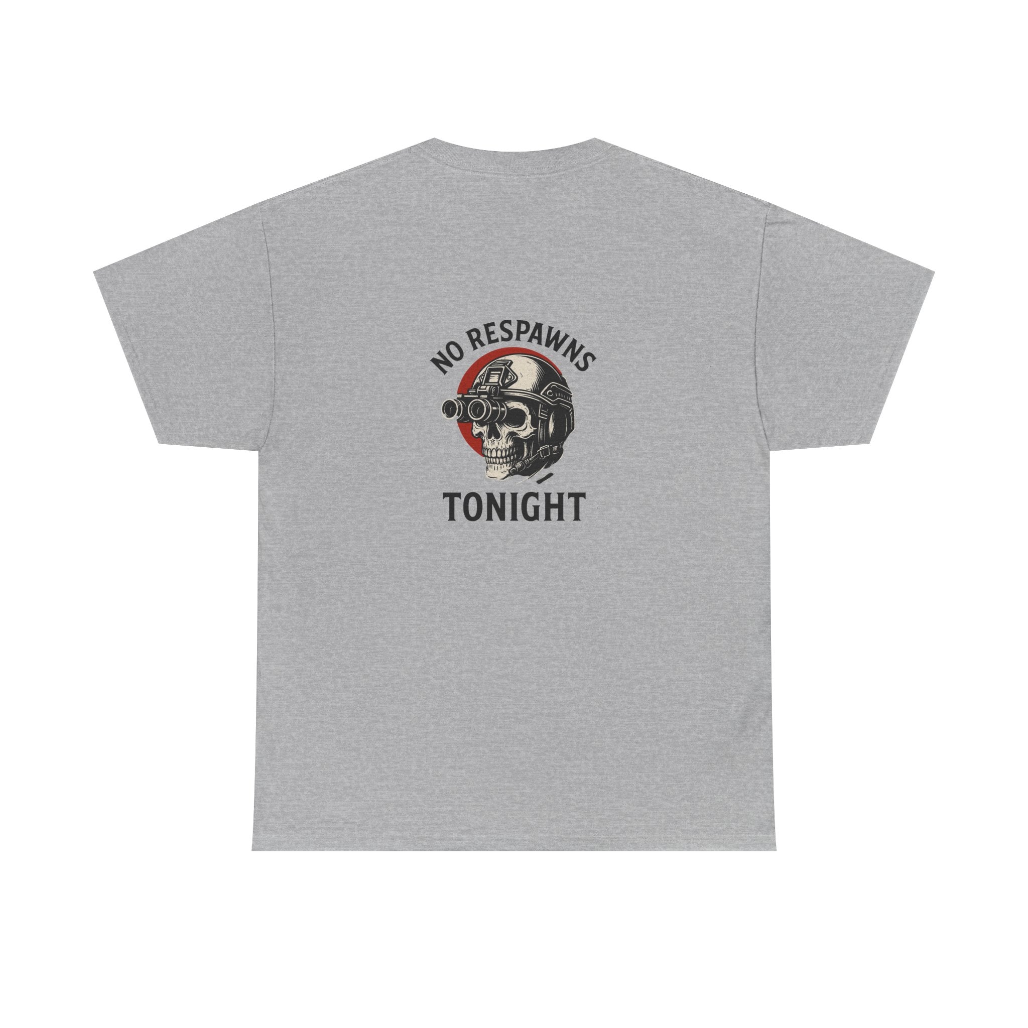 No Respawns Tonight Halloween T-Shirt back print
