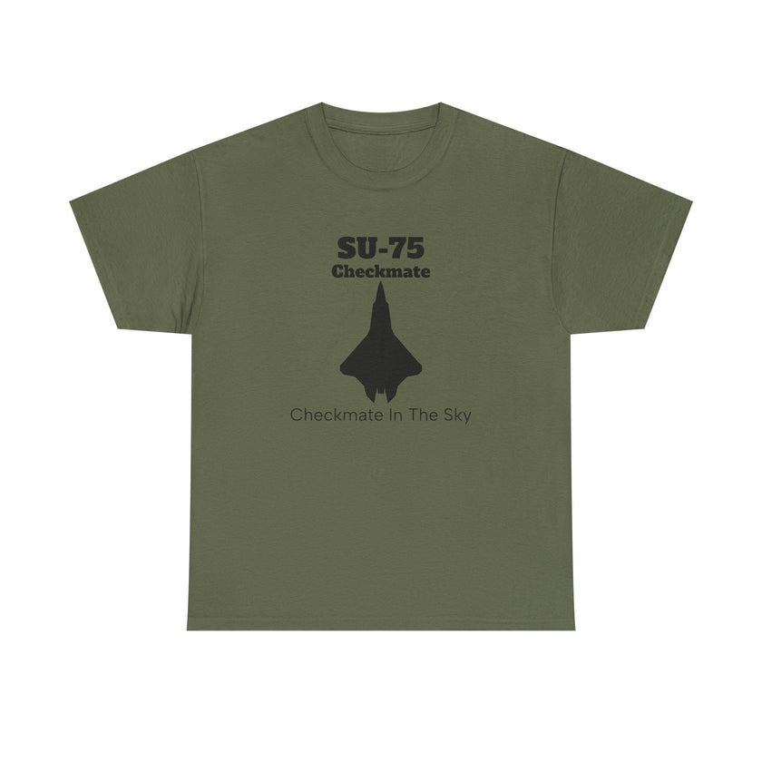 SU-75 Checkmate Unisex Heavy Cotton Tee - FrontPrint