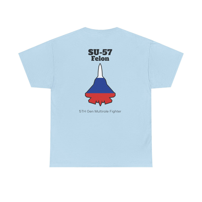SU-57 Felon T-Shirt backprint