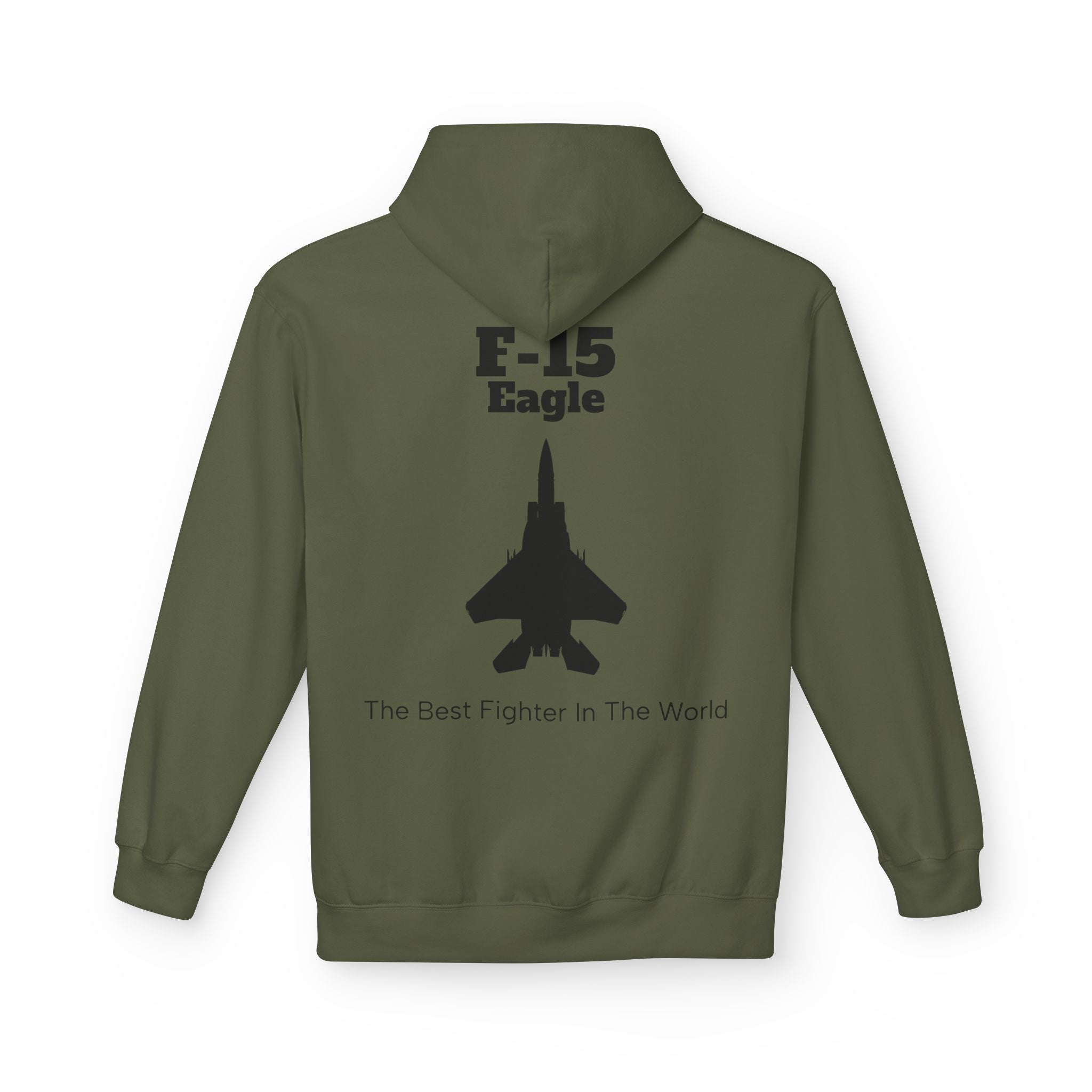 F-15 Eagle Fighter Hoodie - BackPrint