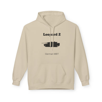Leopard 2 Tank Hoodie - Front Print