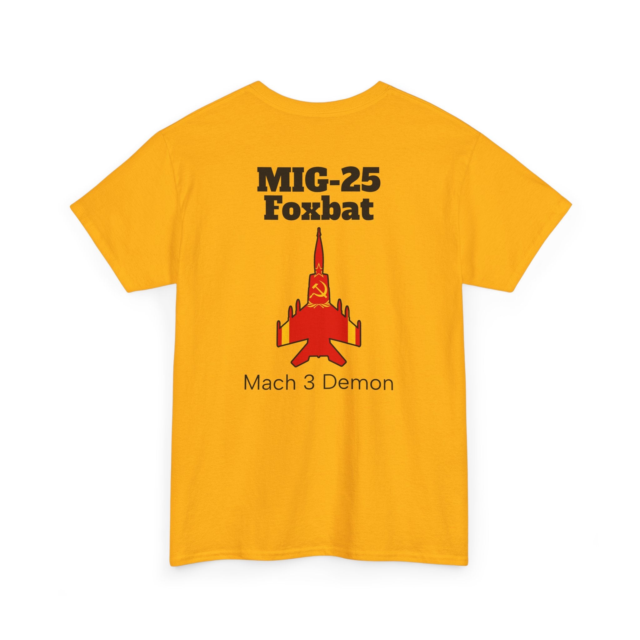 MIG-25 Foxbat T-Shirt back print