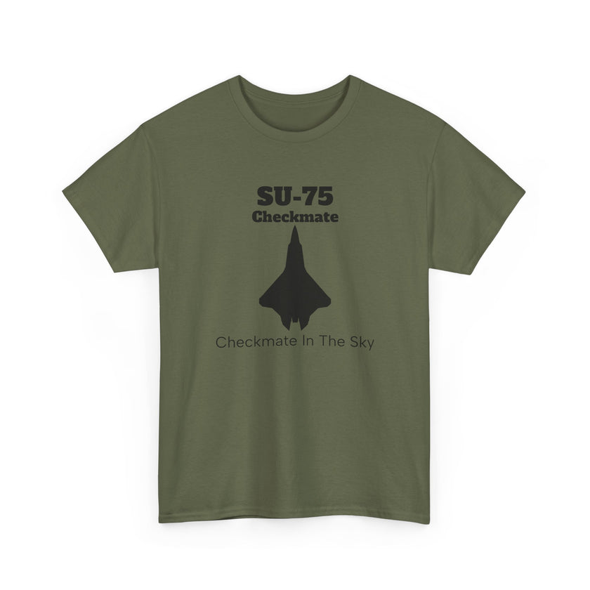 SU-75 Checkmate Unisex Heavy Cotton Tee - FrontPrint