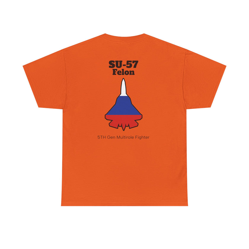 SU-57 Felon T-Shirt backprint