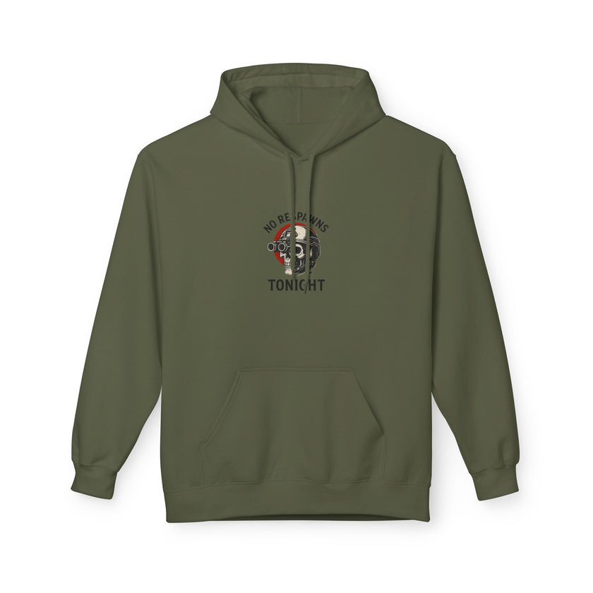 No Respawns Tonight Hoodie front print