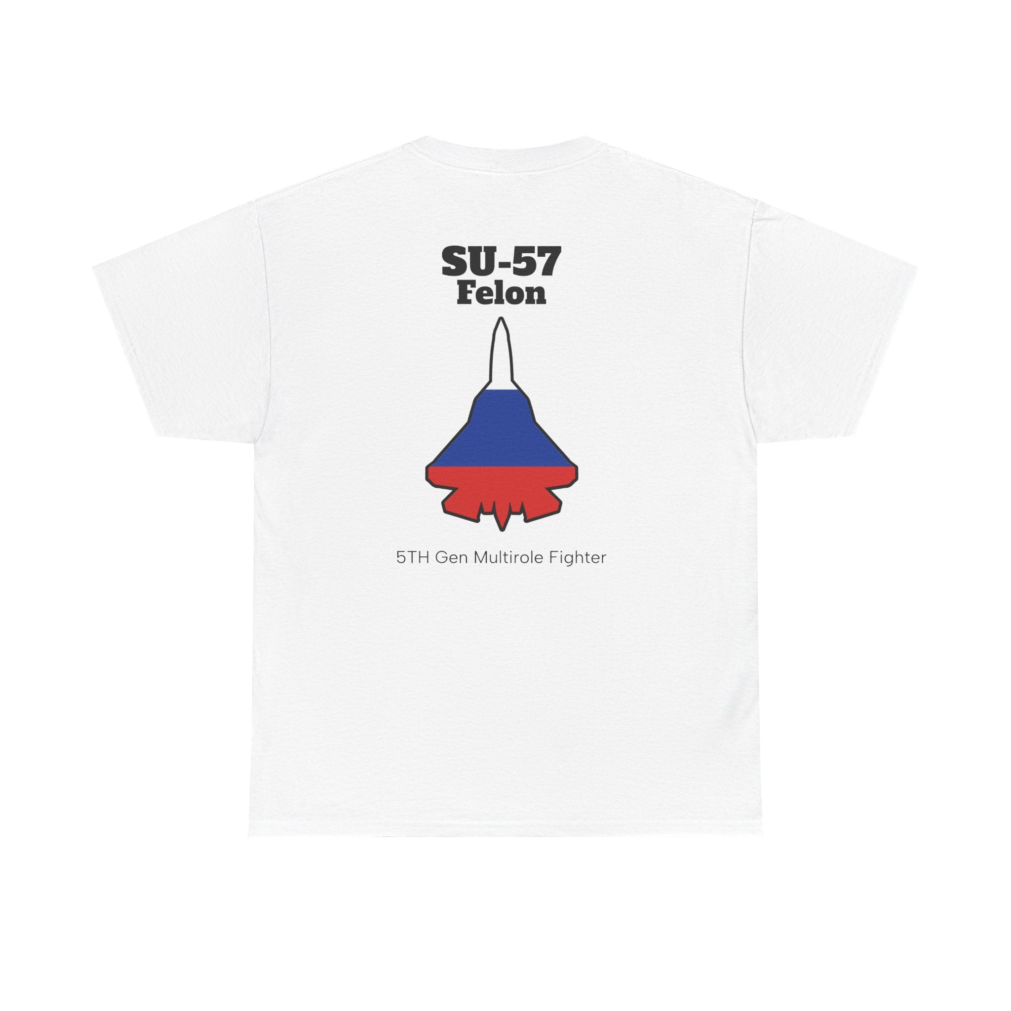 SU-57 Felon T-Shirt backprint