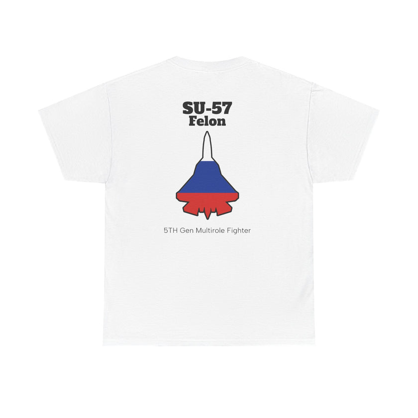 SU-57 Felon T-Shirt backprint