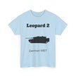 Leopard 2 German MBT T-Shirt  - FrontPrint