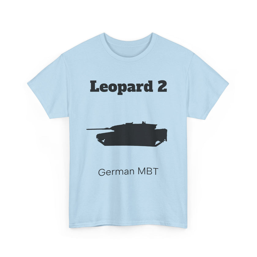 Leopard 2 German MBT T-Shirt  - FrontPrint
