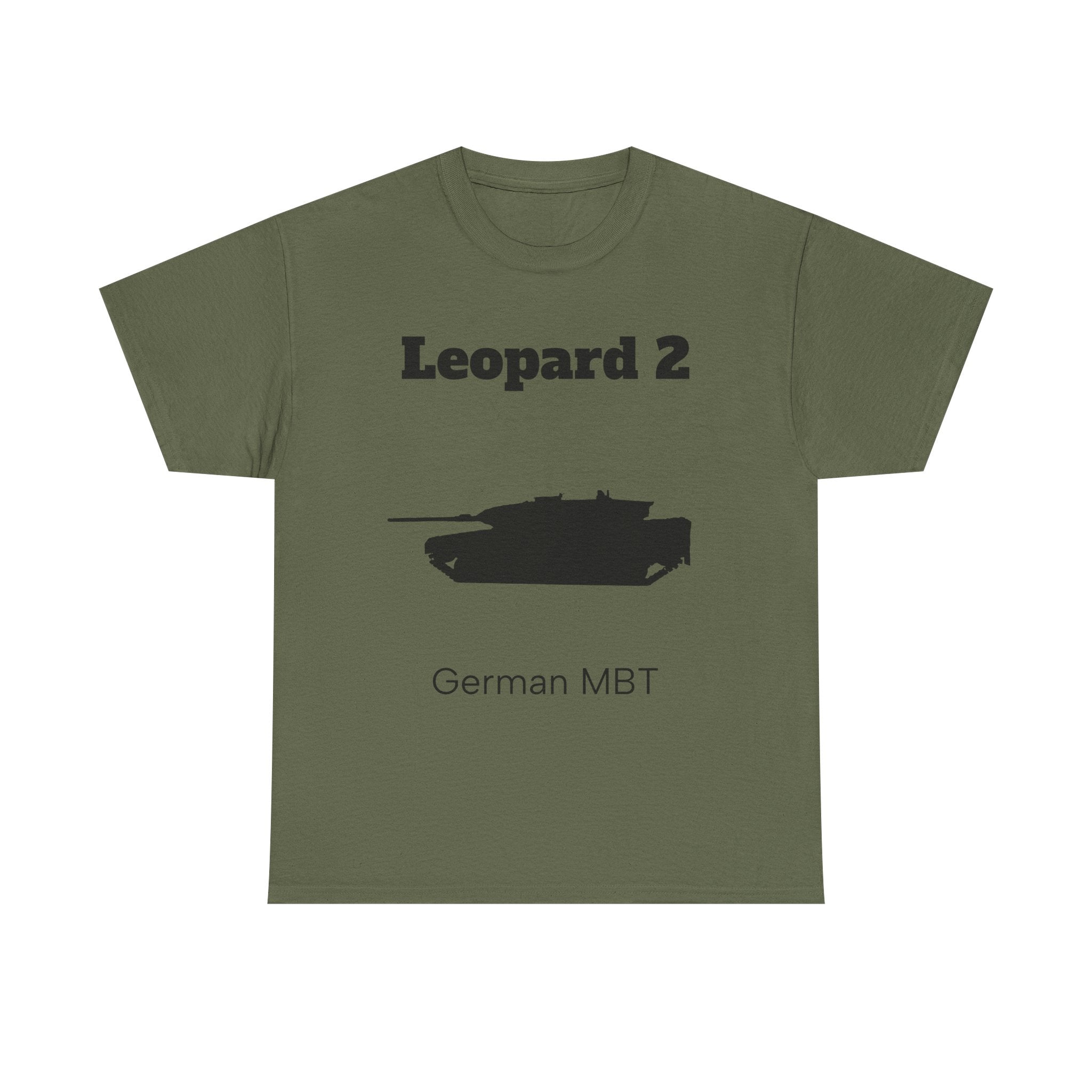 Leopard 2 German MBT T-Shirt  - FrontPrint
