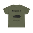 Leopard 2 German MBT T-Shirt  - FrontPrint