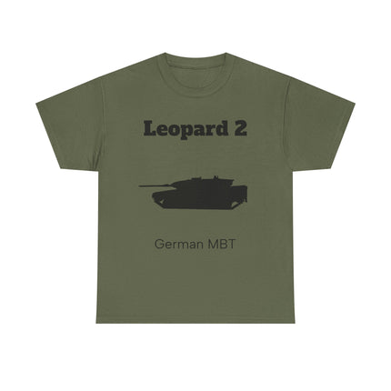 Leopard 2 German MBT T-Shirt  - FrontPrint