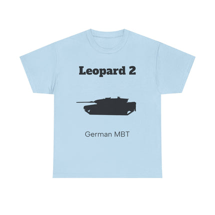 Leopard 2 German MBT T-Shirt  - FrontPrint