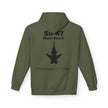 Su-47 Black Shark Hoodie - Prototype Of Power - BackPrint