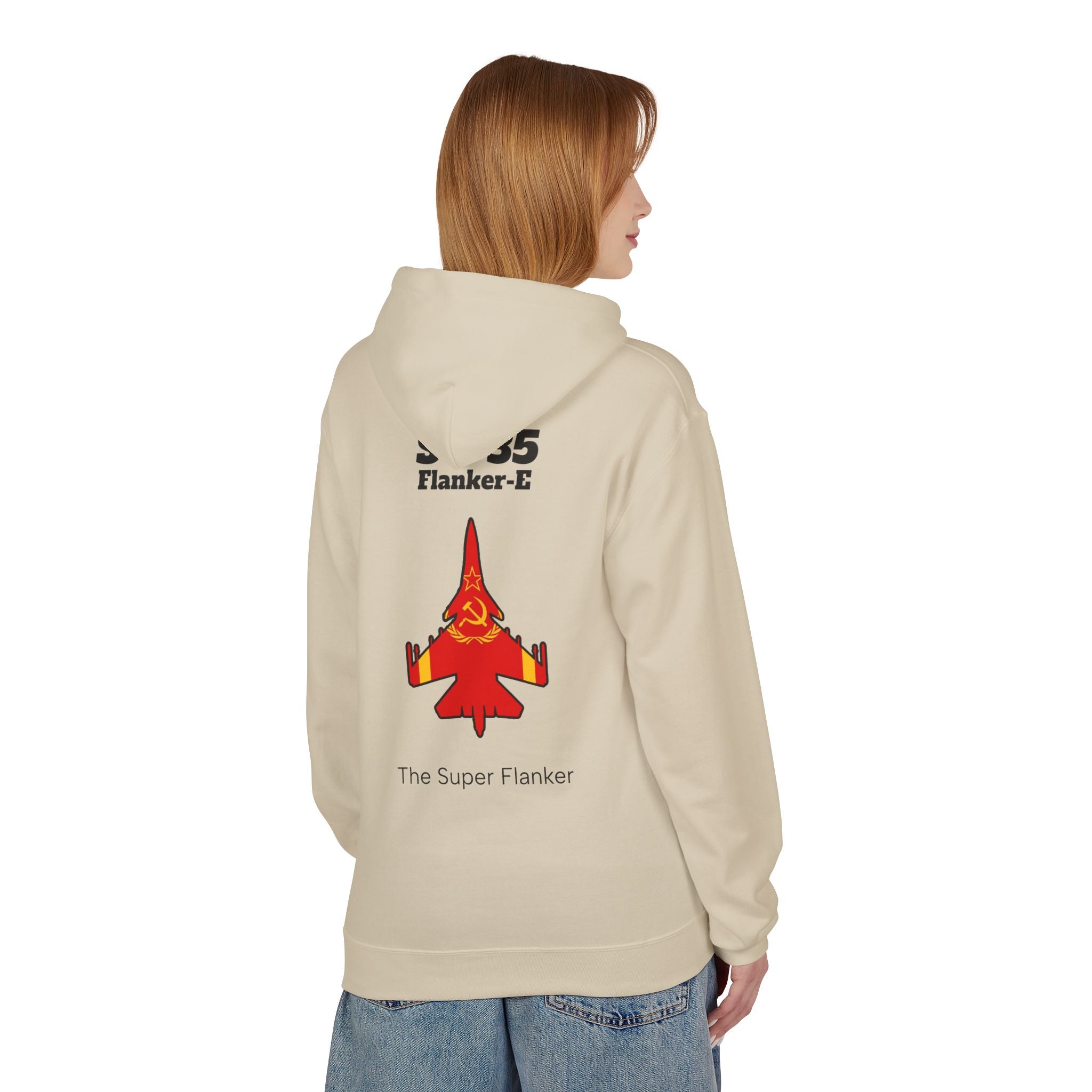 Soviet Fighter Jet Hoodie - Cozy Fleece Sweatshirt with Aviation Design, Great for Aviation Lovers, Gift for Pilots, Casual Wear, [...]
