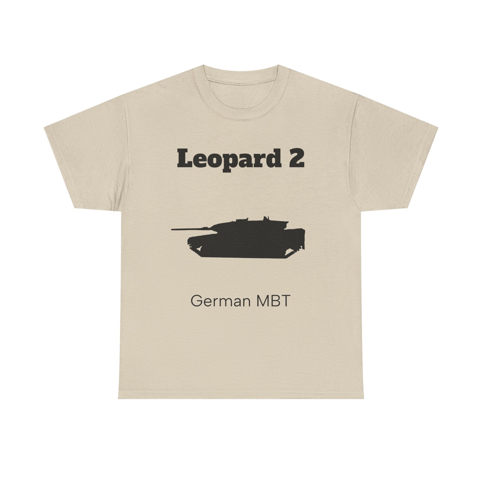 Leopard 2 German MBT T-Shirt  - FrontPrint