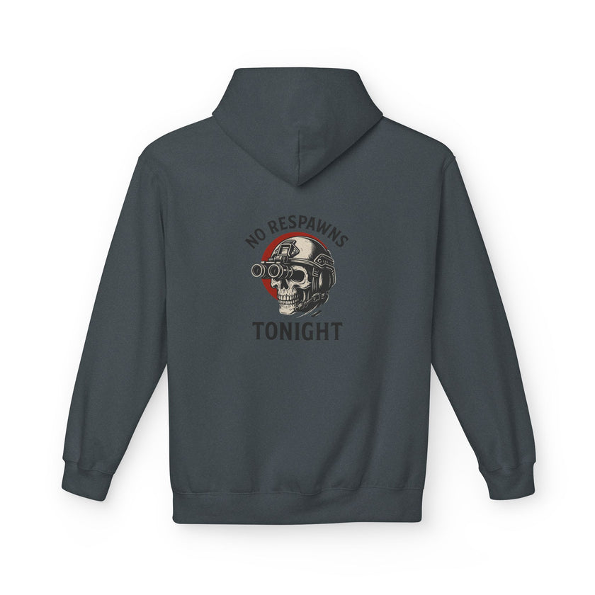 No Respawns Tonight Hoodie back print