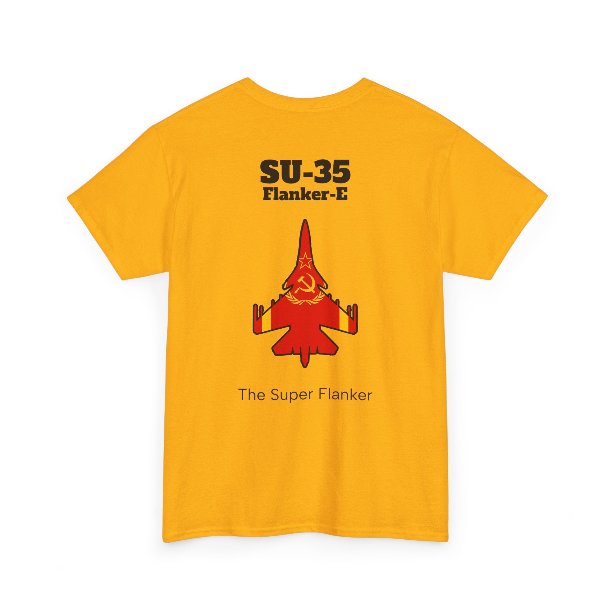 SU-35 Flanker-E T-Shirt back print