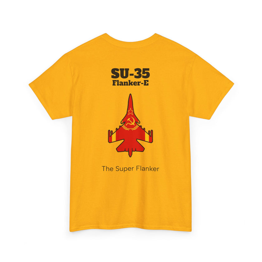 SU-35 Flanker-E T-Shirt back print
