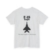 F-15 Eagle Unisex Heavy Cotton Tee - The Best Fighter in the World - BackPrint
