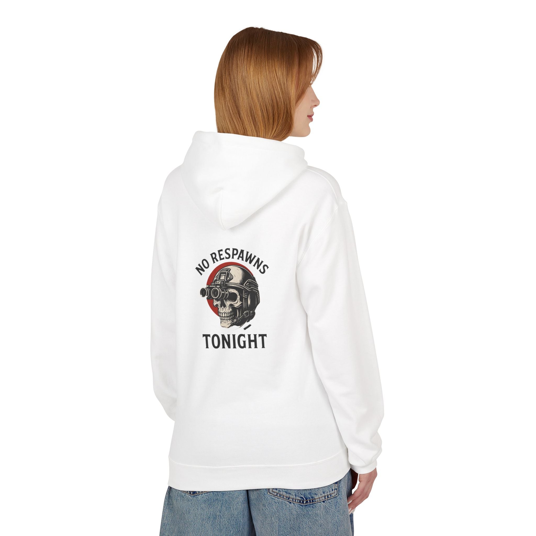 No Respawns Tonight Hoodie back print