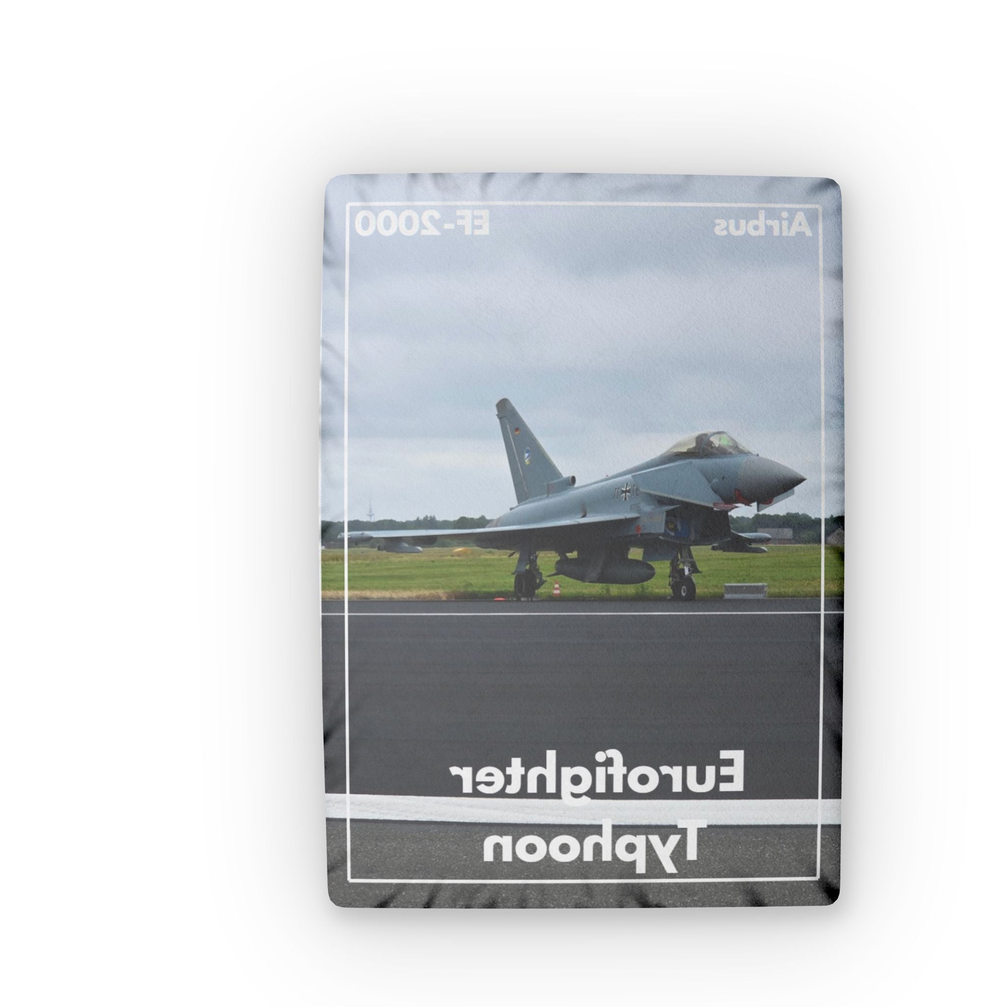 Eurofighter Typhoon Custom Shaped Pillow