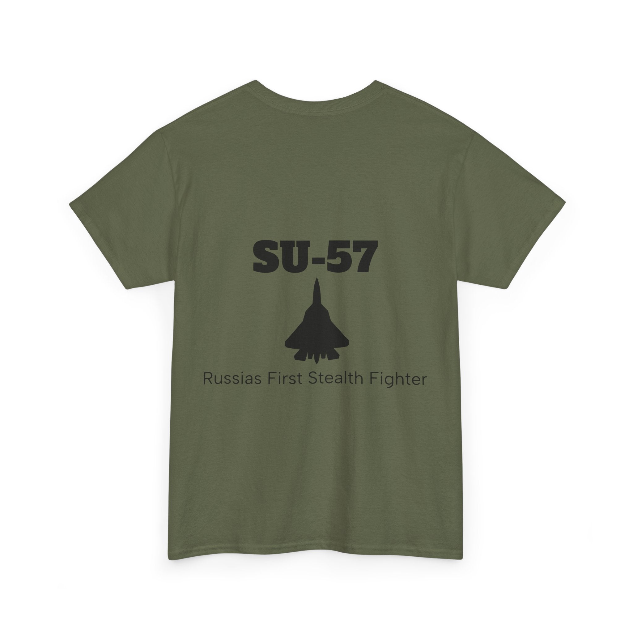 SU-57 Stealth Fighter Tee - BackPrint