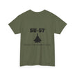 SU-57 Stealth Fighter Tee - BackPrint
