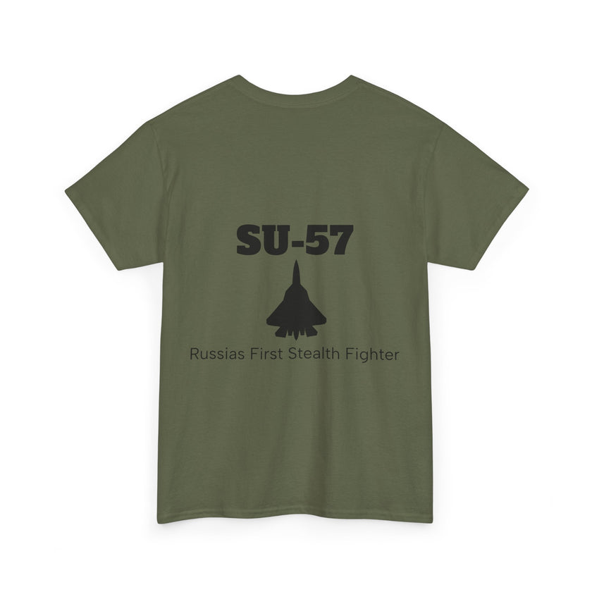 SU-57 Stealth Fighter Tee - BackPrint