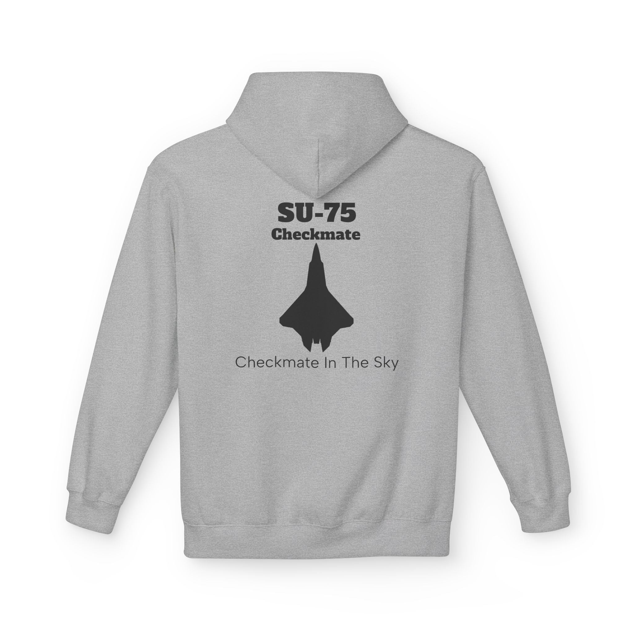 SU-75 Checkmate Fleece Hoodie - BackPrint