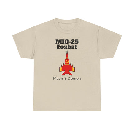 MIG-25 Foxbat T-Shirt front print
