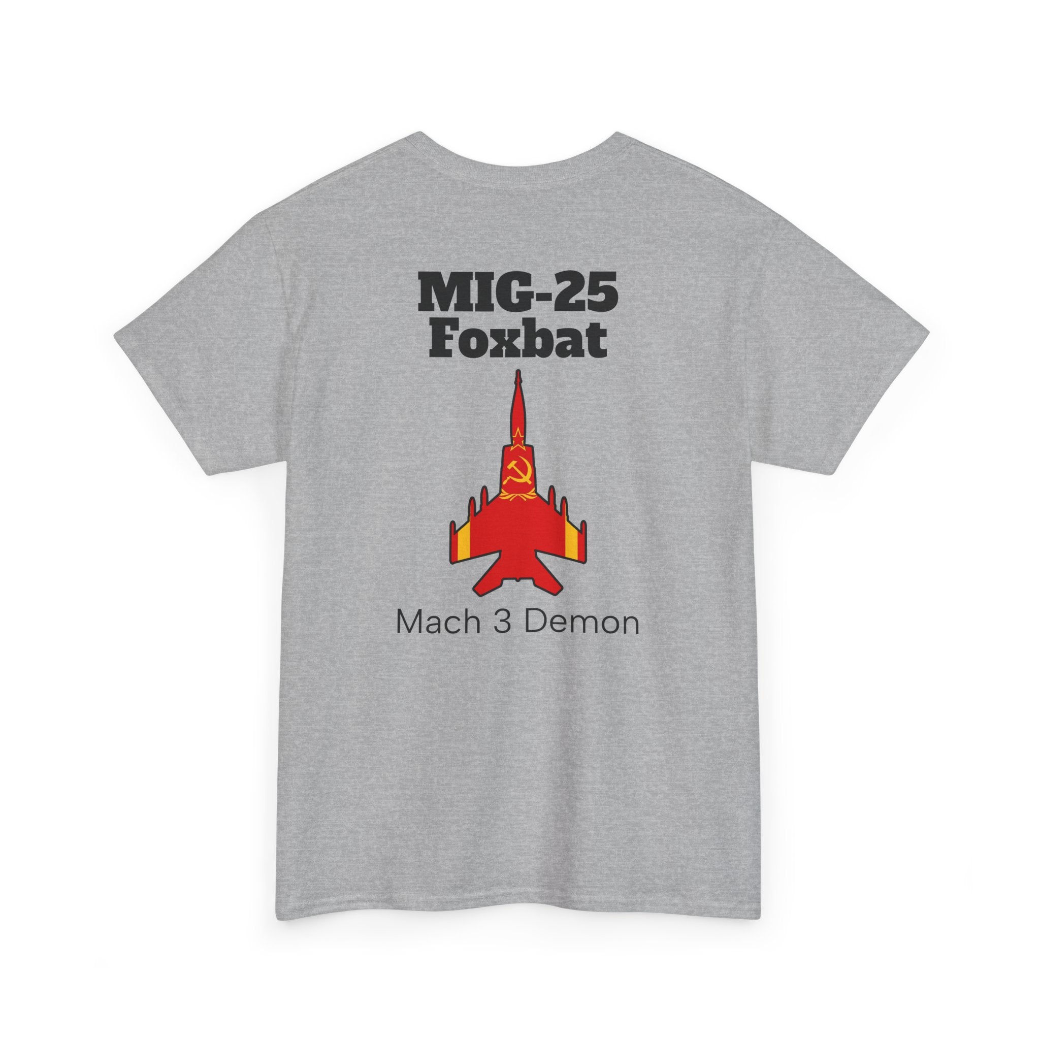 MIG-25 Foxbat T-Shirt back print