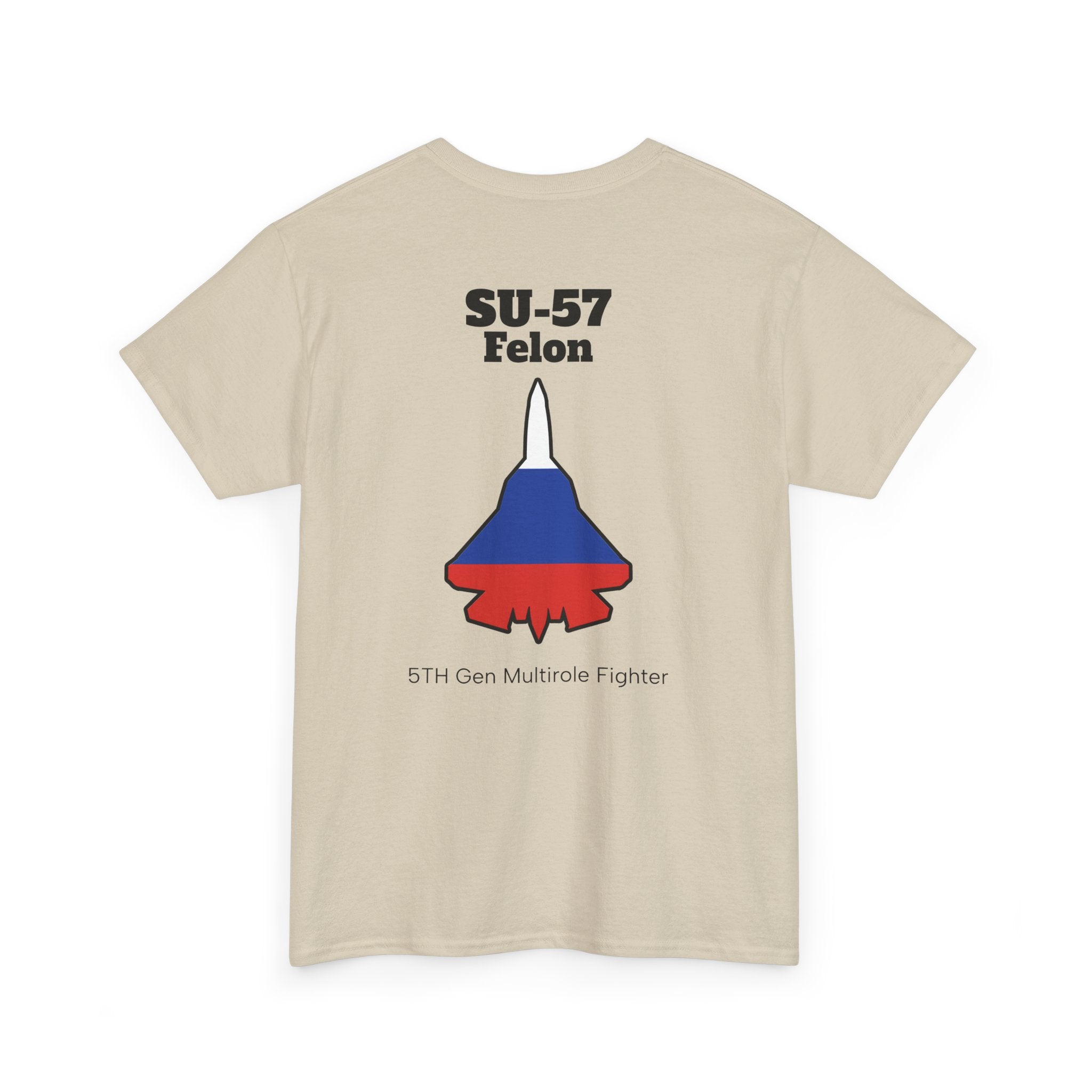 SU-57 Felon T-Shirt backprint