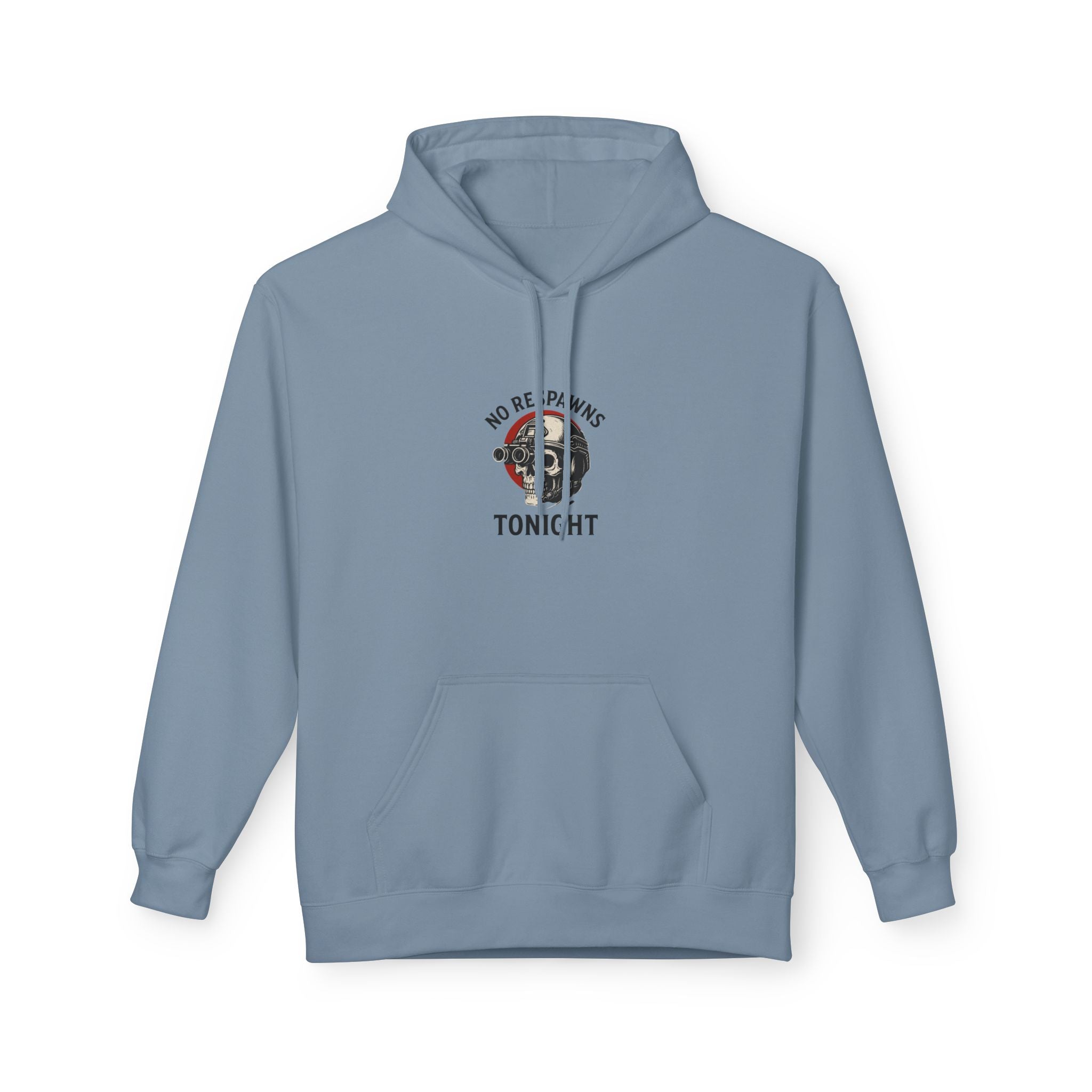No Respawns Tonight Hoodie front print