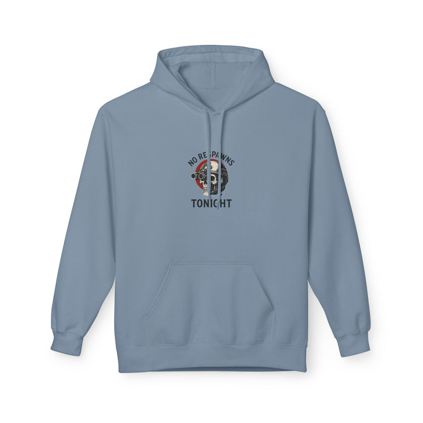 No Respawns Tonight Hoodie front print