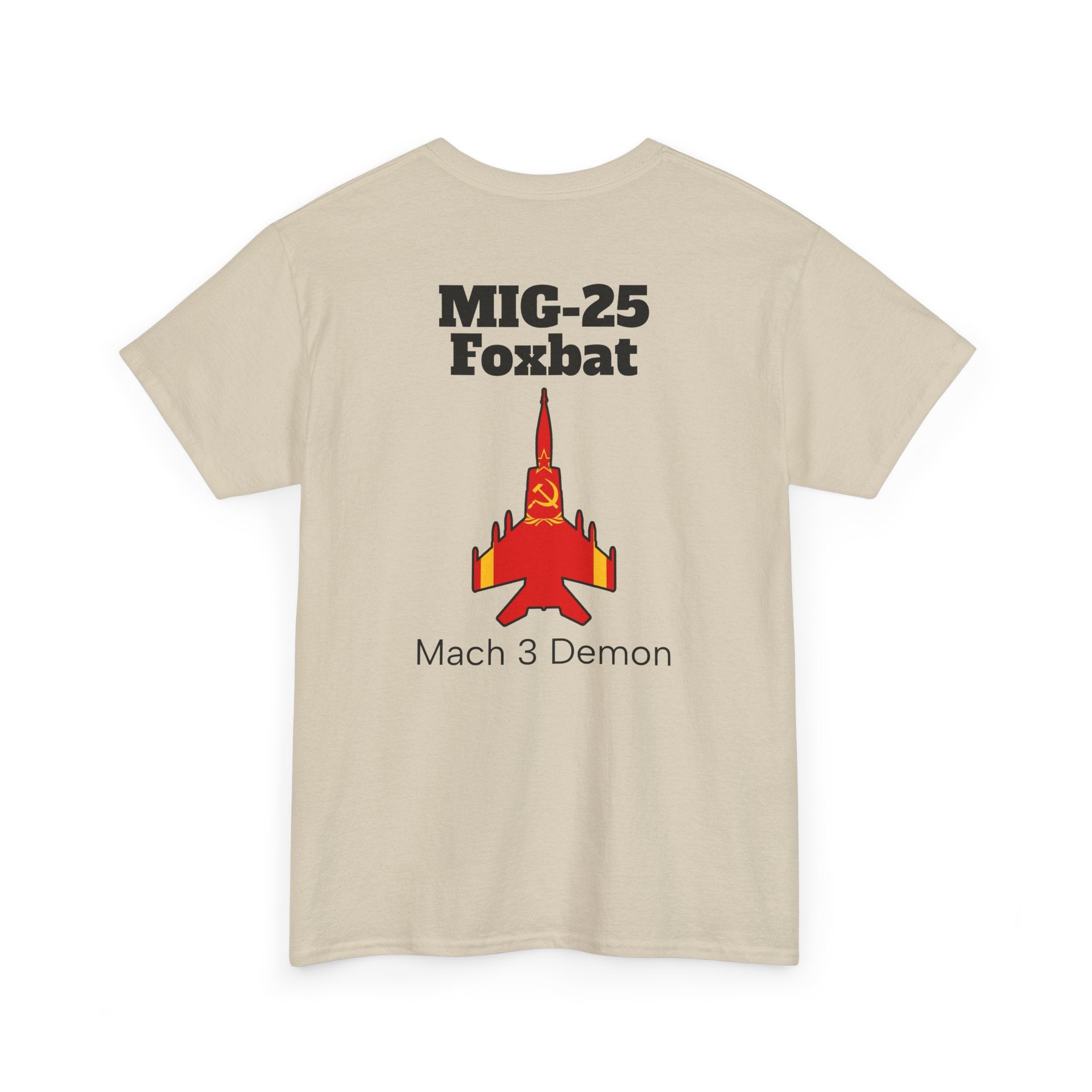MIG-25 Foxbat T-Shirt back print