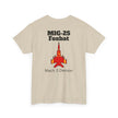 MIG-25 Foxbat T-Shirt back print