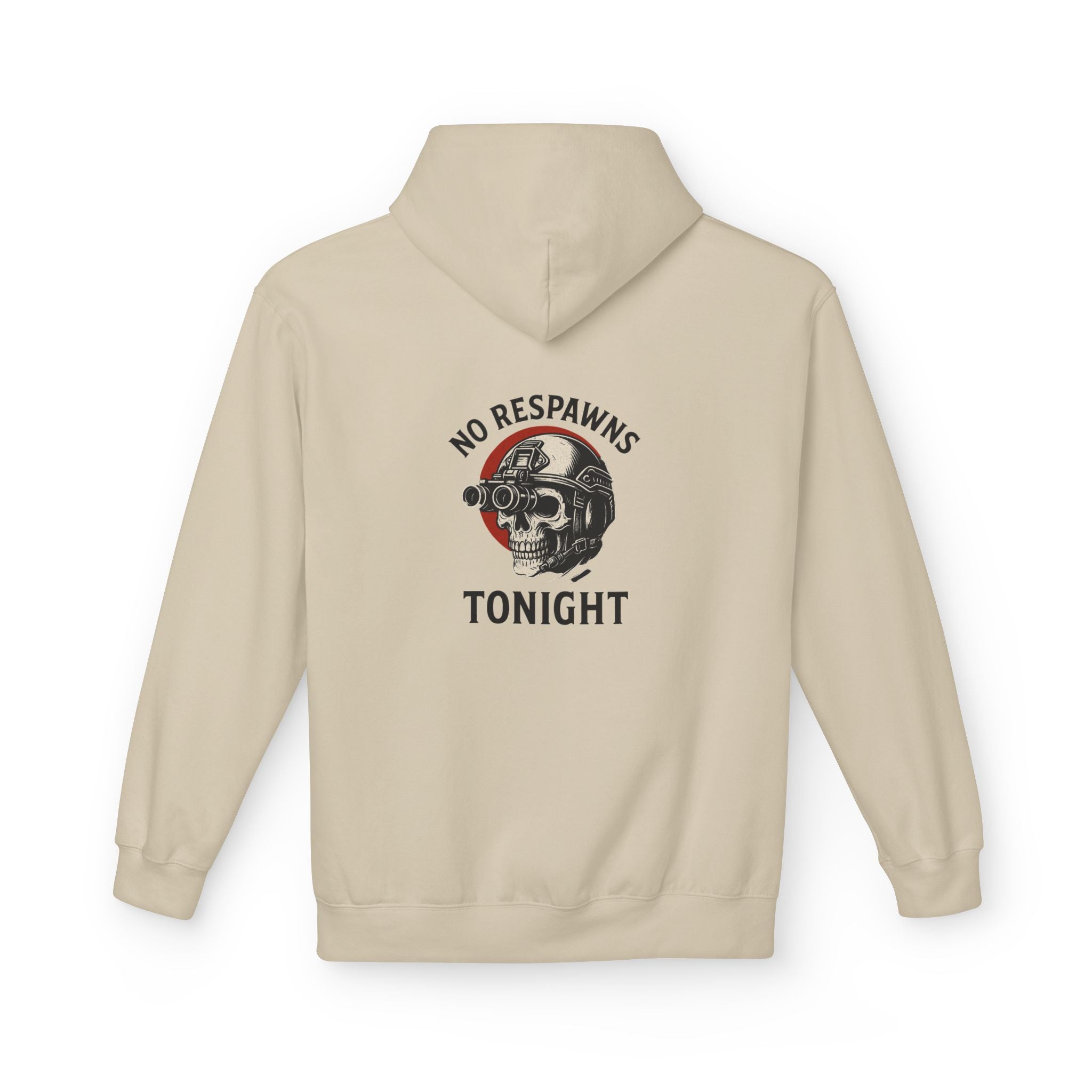 No Respawns Tonight Hoodie back print