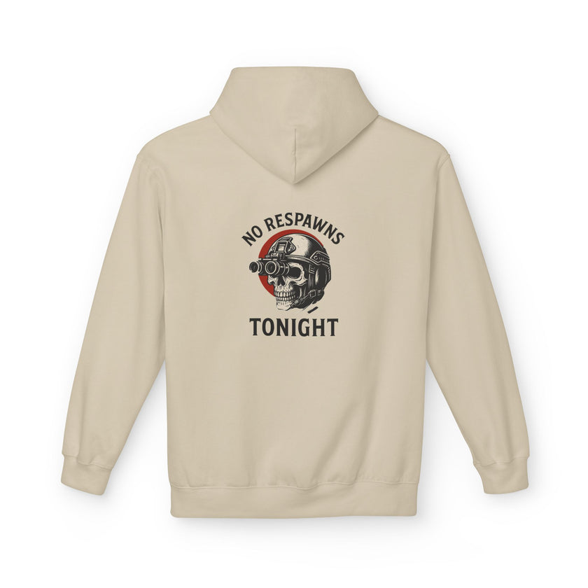 No Respawns Tonight Hoodie back print