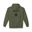 SU-57 Stealth Fighter Hoodie - BackPrint